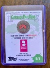 Nycc New York Comic Con 2022 Topps Garbage Pail Kids Promo Card  6 Of 9 Rare