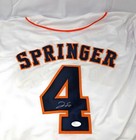 George Springer Houston Astros Signed  Jersey Auto World Series 2017 Mvp Coa