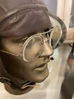 Antique Vintage Willson Goggles Safety Glasses Steampunk Motorcycle Big Lenses