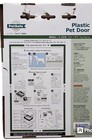 Petsafe Plastic Pet Door White With Flap  Small Doggie Door  Dog Or Cat 
