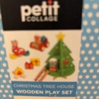 Christmas Treehouse Wooden Play Set  Toy By Petit Collage New