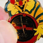 La Lar Oil   Gas Refinery Employee Family Picnic Enamel Circus Clown Lapel Pin