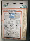 Petsafe Plastic Pet Door Medium White 8 X 12 Flap Opening 1-40 Lb Dog cat New
