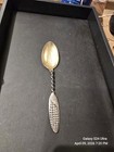 Stunning And Large Souvenir Sterling Spoon