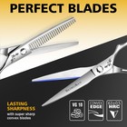 Seimeiken Professional Hair Cutting Scissors Thinning Shears Kit 6 High-end