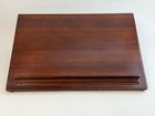 Vintage Wood Tabletop   Lecturn Book Stand - 10  X 14  Mahogany Finish