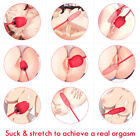 Rose Clit G-spot Vibrator Oral Sucking Thrusting Dildo Bullet Sex Toys For Women