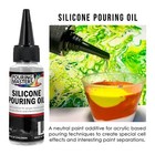 2oz Silicone Pouring Oil 100  Silicone Dramatic Cell Creation In Acrylic Paint