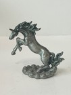 Unicorn Figurine Vtg Pegasus Fantasy Horse Pewter Wul Myths Legends Signed Horse