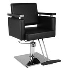 Black Heavy Duty Salon Chair Hydraulic Lift Barber Chair Hair Stylist Beauty Spa