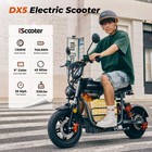 Adult E-cargo Bike Electric Scooter With Seat 1500w 35mph Speed 45 Miles Range