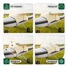 White Canvas Cabin And Windshield Cover  For Cessna 150 Cessna 152 Aircraft