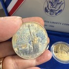 Rainbow Toning 1986-s Statue Of Liberty Proof  1 90  Silver Commemorative Dollar