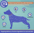 4-pack Dog Flea   Tick Collar Waterproof 32 Months Protection