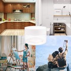 24 Pcs 1oz Plastic Cosmetic Jars round Leak Proof Clear Container Lid wide-mouth