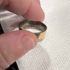 Masonic Ring Triangle Symbol Silver Tone