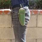 Senkichi Colored Leather Shear Holster For Pruning Shears  180   200mm 