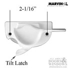Marvin Ultimate Double Hung Sash Lock W  Tilt Feature Cav 8 P n  41131
