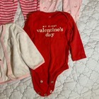 Baby Girl Clothes Bundle 5 Pieces 6 Months Valentine Long Sleeve Leopard Monkey