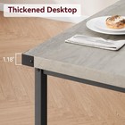 Dining Table Set For 4  Kitchen Table With 2 Upholstered Benches  3 Piece Din   