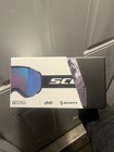 New  Sealed Scott Faze Ii Ski Goggles Mineral Black white Enhancer Blue Chrome