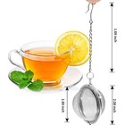 1 2 4 6 Pack Tea Ball Strainer Stainless Steel  Tea Balls  2 1 Inch Tea Infusers