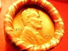1958-p Obw Original Bank Wrapped Roll Uncirculated  Lincoln Wheat Cent Pennies  