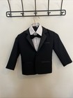 Boys Tuxedo 4 Piece Suit Set slim Fit Suit For Boys Wedding Outfit Ring Bearer