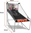 Led Electronic Basketball Double Shot Hoops Arcade Indoor Sports Game 2 Player