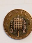 One New Penny 1975 Uk Gb Coin Elizabeth Ii British 1 Pence Proof