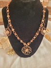  handmade  Pure Copper Necklace  Earring Set