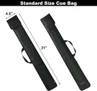 Soft Cue Stick Case Bag - 1x1 Billiard Pool Stick Case Carrying Bag - 1 2