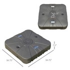 Outdoor Backyard Cantilever Umbrella Base  Fill With Sand Or Water For Security
