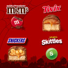 M m s  Snickers  Skittles   Twix Halloween Candy Variety Pack - 60 Ct Bulk Bag