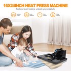 16x24  Upgrade Clamshell Heat Press Machine T-shirt Digital Sublimation Transfer