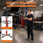 1320lbs Capacity Transmission Jack Hydraulic High Lift For Car Telescopic