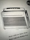 Vintage Rca Victor Service Data Model 6-bx-41a  6-bx-41b Portable Radio   