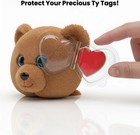 32-pack Beanie Baby Tag Protectors     Clear Plastic Heart Tag Covers For Ty Hang