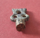 Roman Bronze Key Handle Circa 2nd-4th Cent  14 8g-35mm Rare