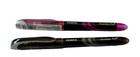 Lot Of 2 Zebra 0 6mm Fountain Pens Stainless Steel Nib Fine Tip Black   Pink