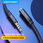 3 5mm Jack Headphone Extension Nylon Cable Aux Audio Lead Stereo Male To Female