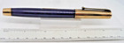 Eversharp Vintage L940 s 5th Avenue Lever Fill Pen-blue--restored--medium Point