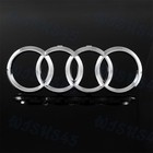 Chrome Grill For Rings Front Hood A1 A3 A4 S4 A5 S5 A6 S6 Sq7 Badge Emblem New