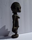 Vintage Senufo Female Figure African Art Hand-carved Wood Sculpure 1950 s