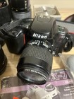 Lot Vintage 35 Mm Manual Slr Camera  Lenses  Untested  Sold As Is Nikon  Minolta