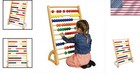Oversized 100-bead Wooden Abacus For Engaging Early Math Play At Home Or School