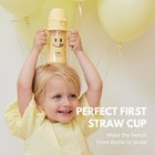 X Knotted Flip Top Spill Proof Sippy Cup  Ppsu  Bpa Free  Stage 2 Straw For T   
