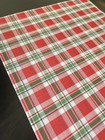 Christmas Plaid Design Tissue Paper Sheet Choose Size   Package Amount