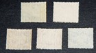 Gb Kgvi 1937 Definitives Sideways Watermark Set Sg462-466  Mint Unmounted Mnh