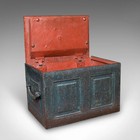 Antique Goldsmith   s Strong Box  English  Heavy Cast Iron Locking Safe  Victorian